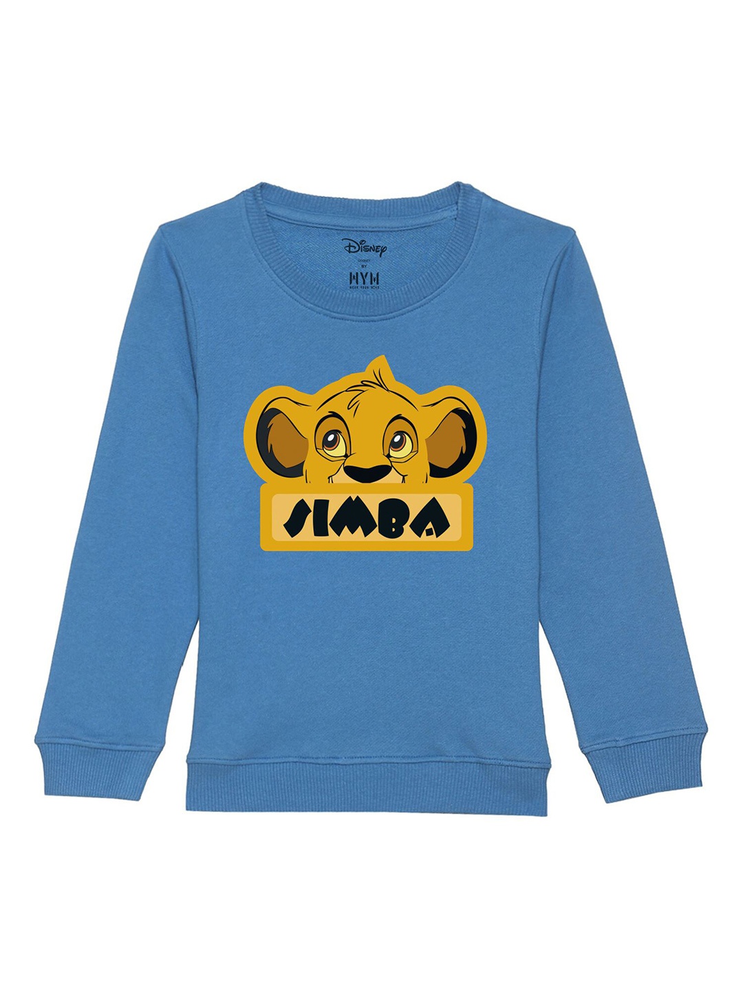 

Disney by Wear Your Mind Kids Blue Printed Sweatshirt