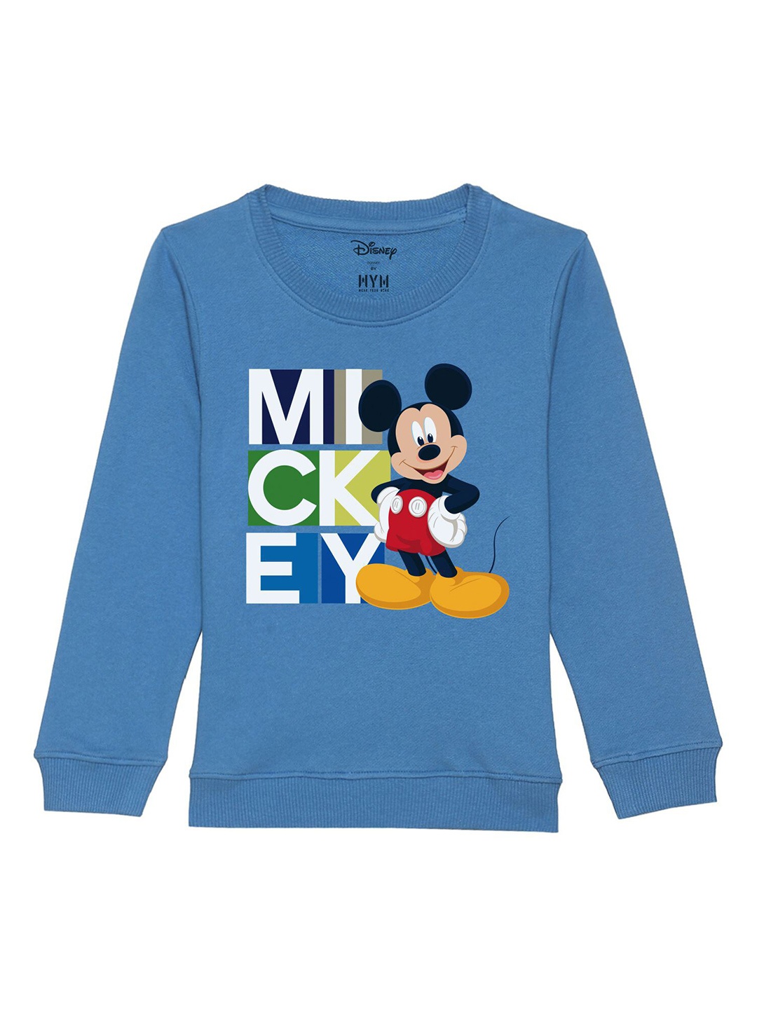 

Disney by Wear Your Mind Kids Blue Printed Sweatshirt
