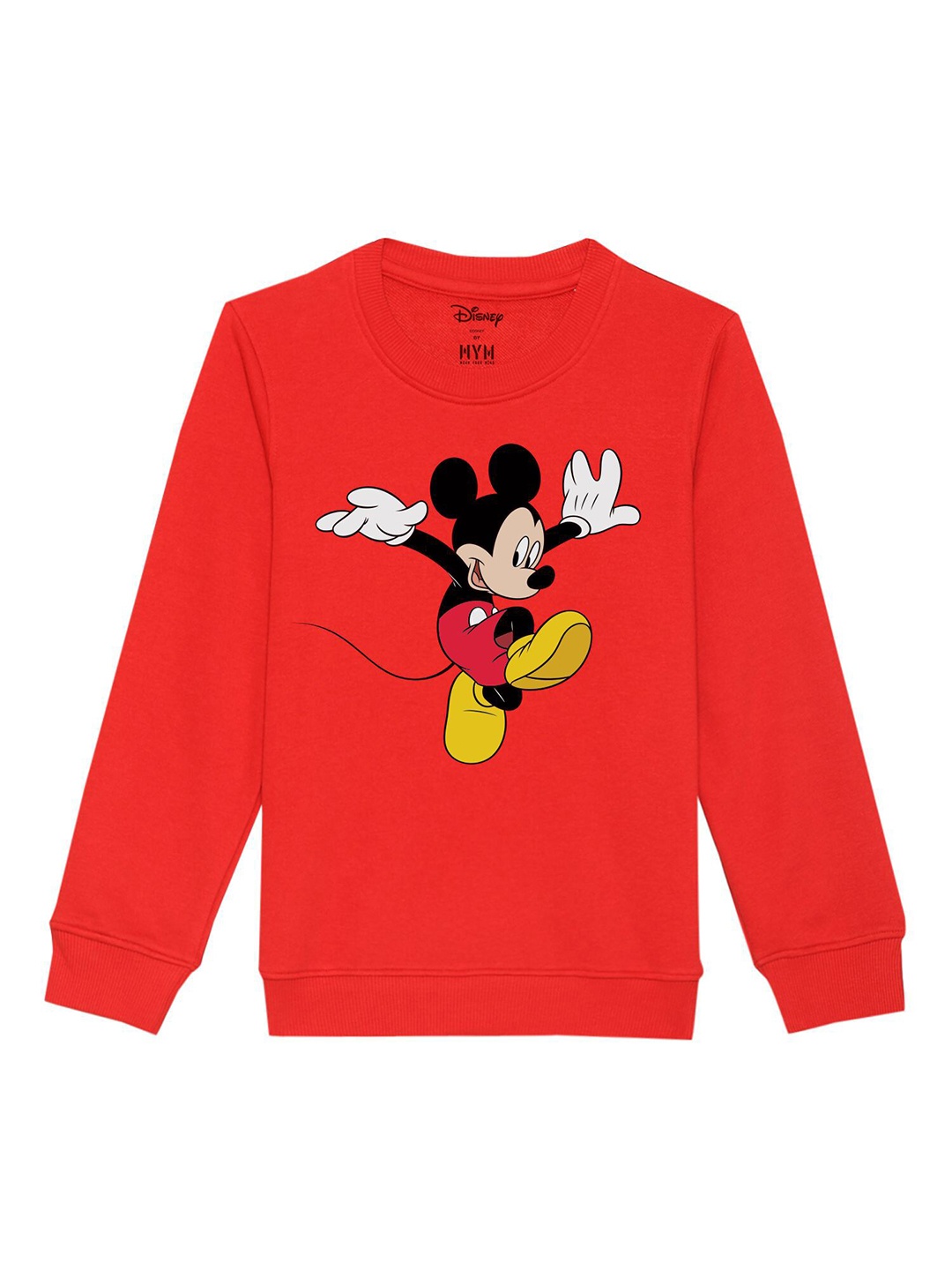 

Disney by Wear Your Mind Kids Red Printed Sweatshirt