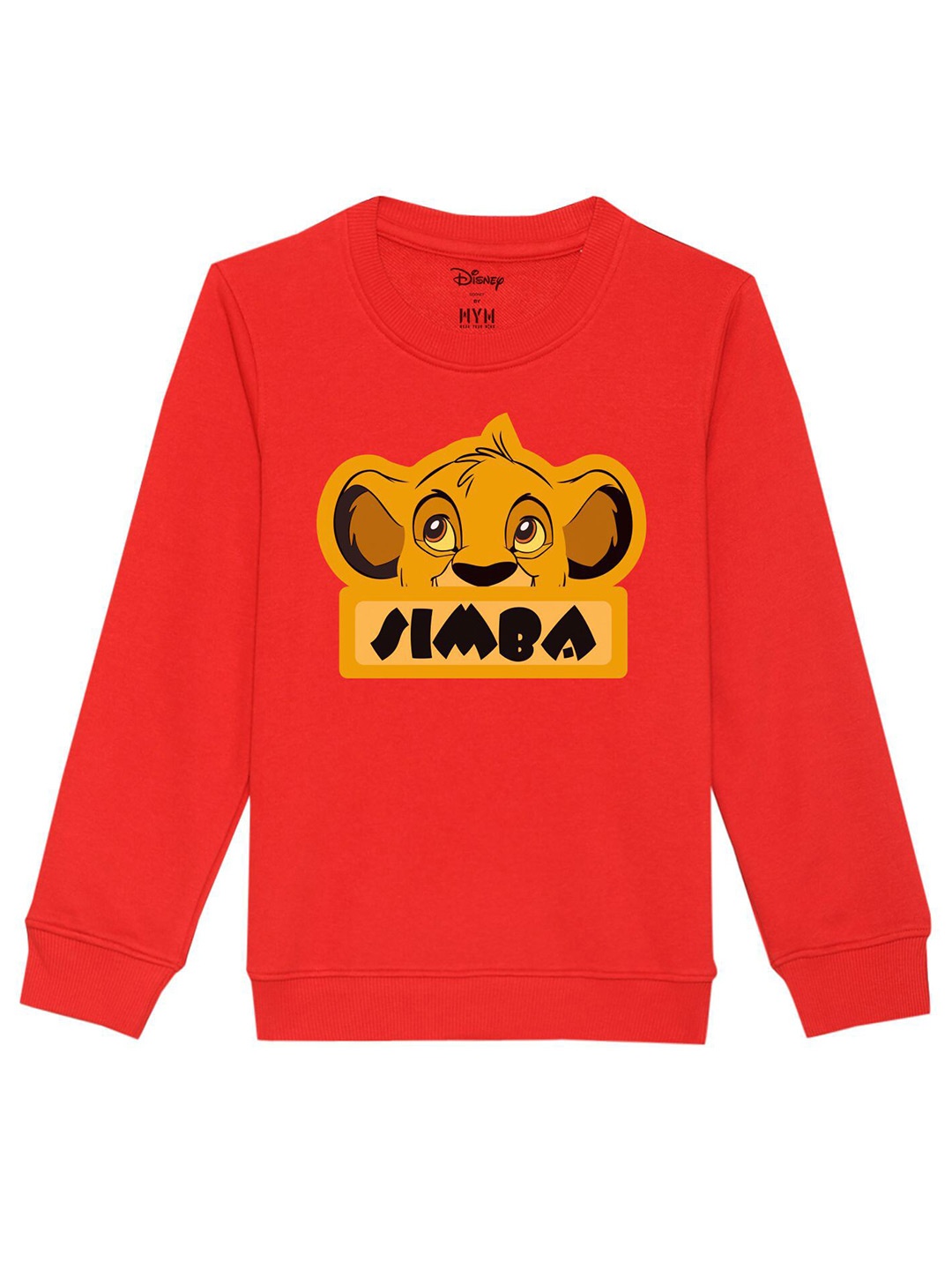 

Disney by Wear Your Mind Kids Red Printed Sweatshirt