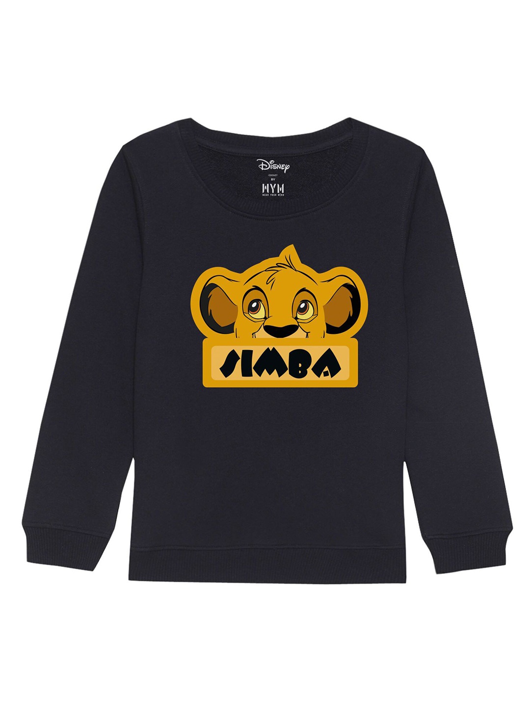 

Disney by Wear Your Mind Kids Navy Blue Printed Sweatshirt