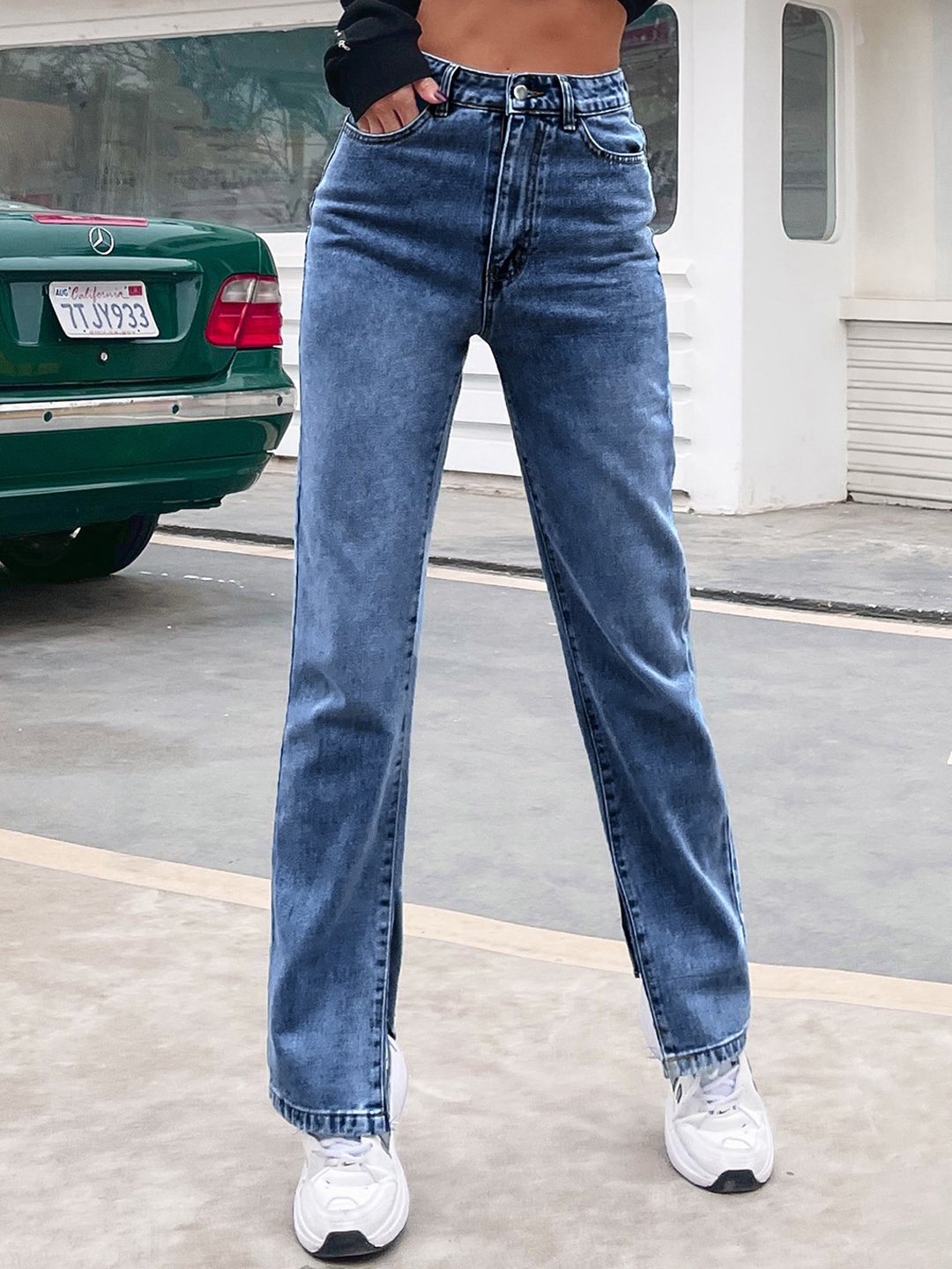 

BoStreet Women Blue High-Rise Stretchable Jeans