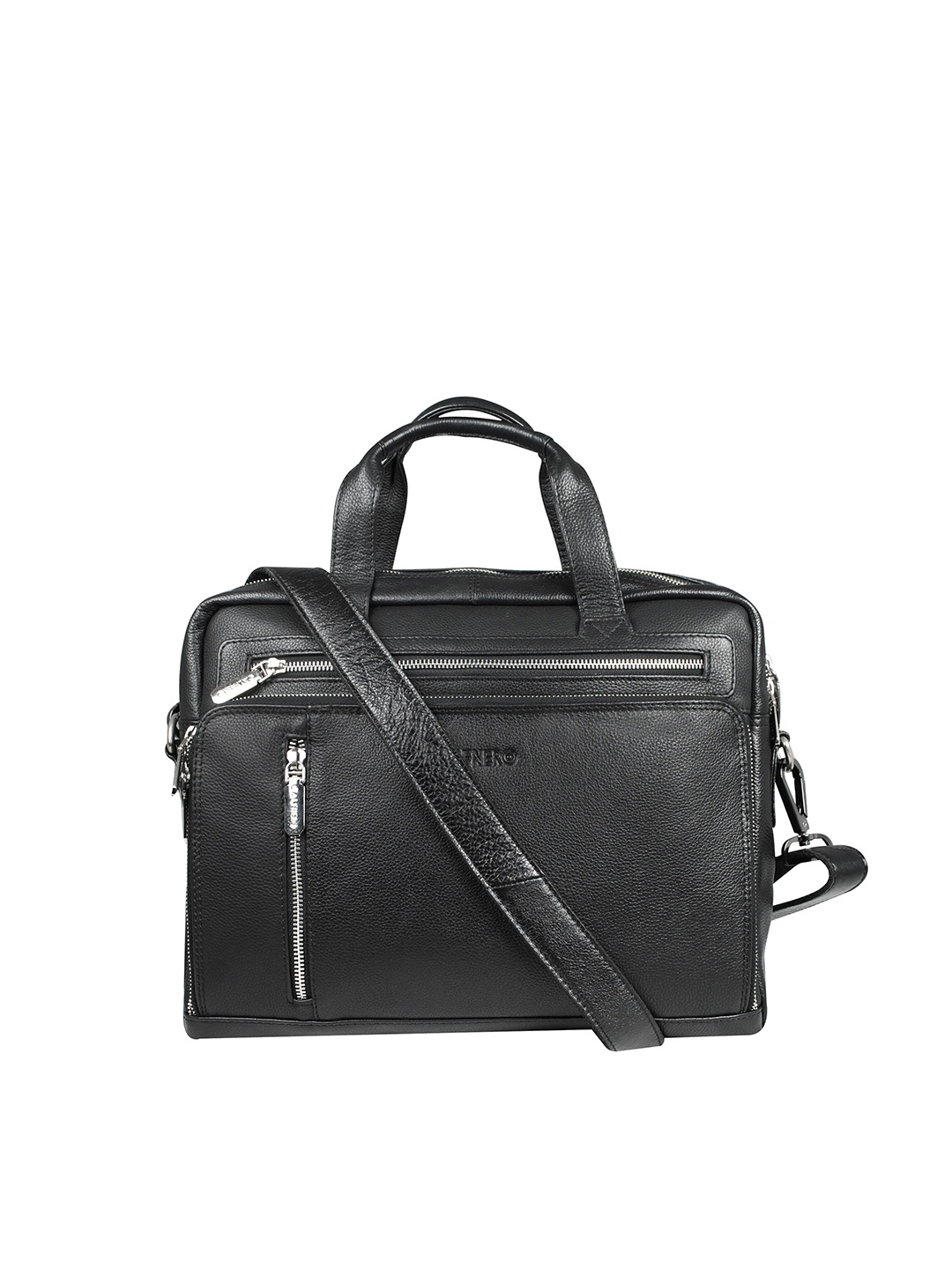 

CALFNERO Men Black Messenger Bag