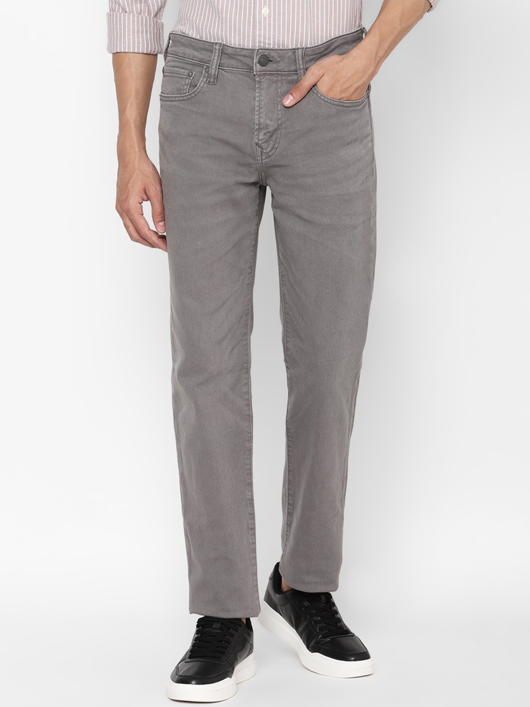 

AMERICAN EAGLE OUTFITTERS Men Grey Skinny Fit Jeans