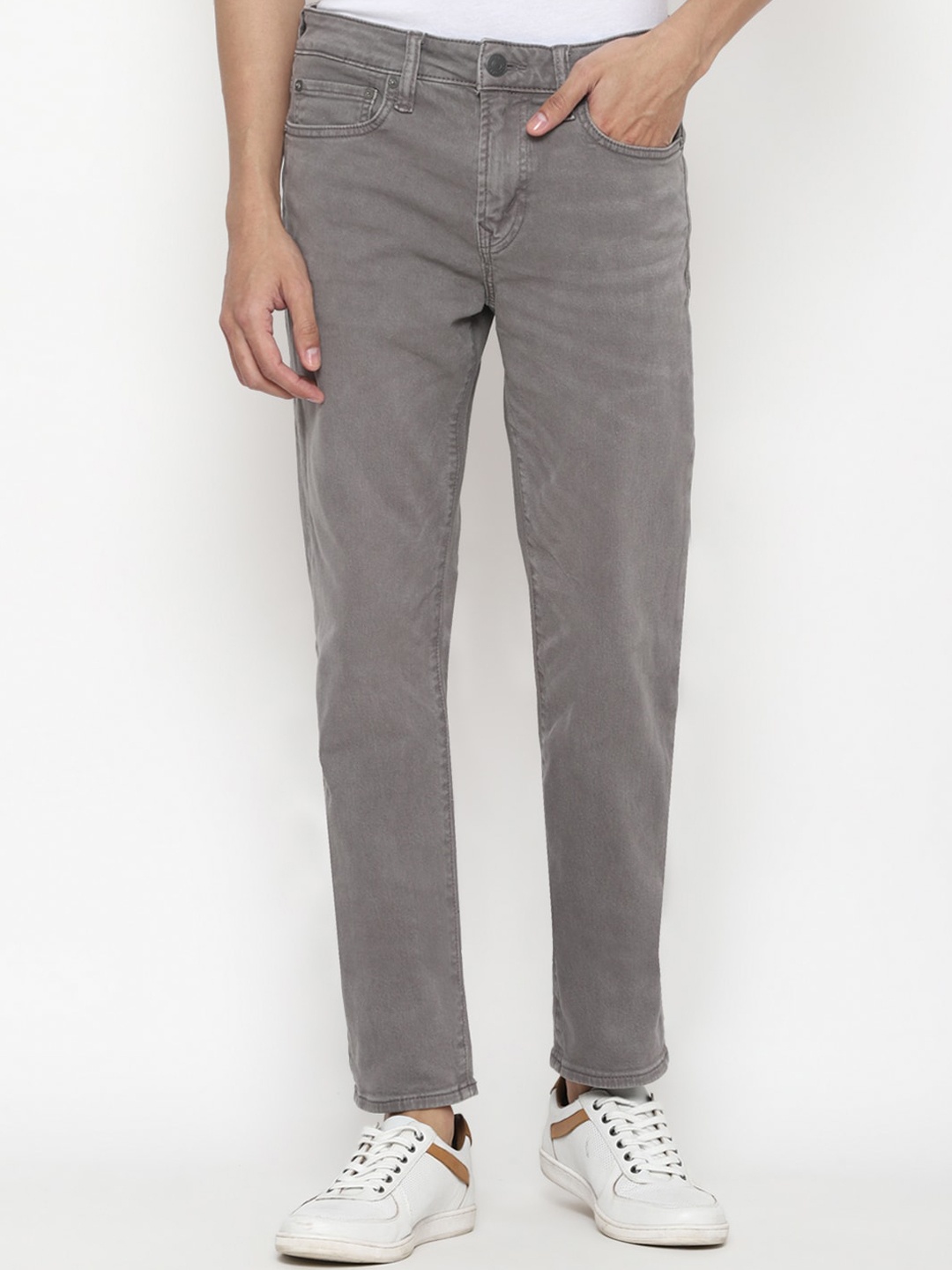 

AMERICAN EAGLE OUTFITTERS Men Grey Skinny Fit Jeans