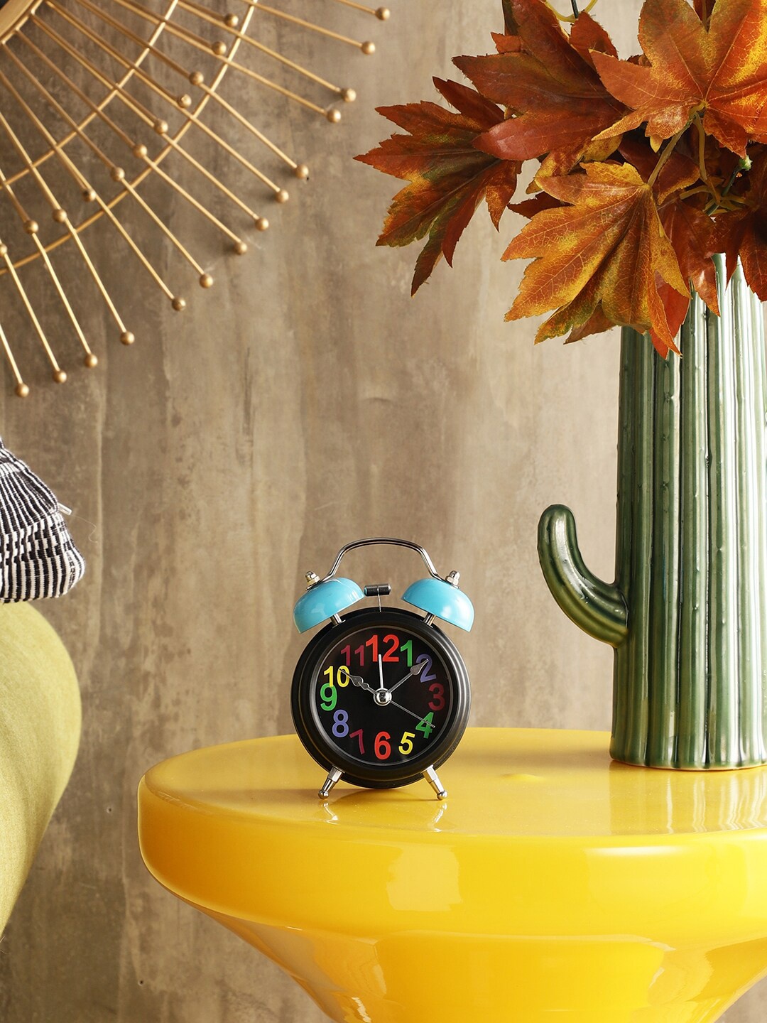 

EXIM DECOR Vintage Alarm Clock, Black