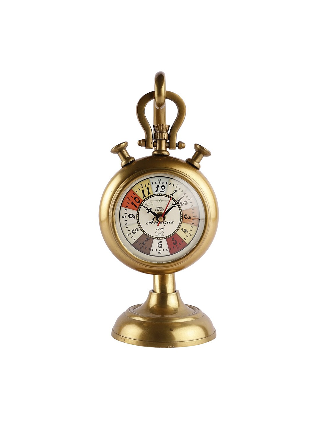 

EXIM DECOR Vintage Table Clock, Gold