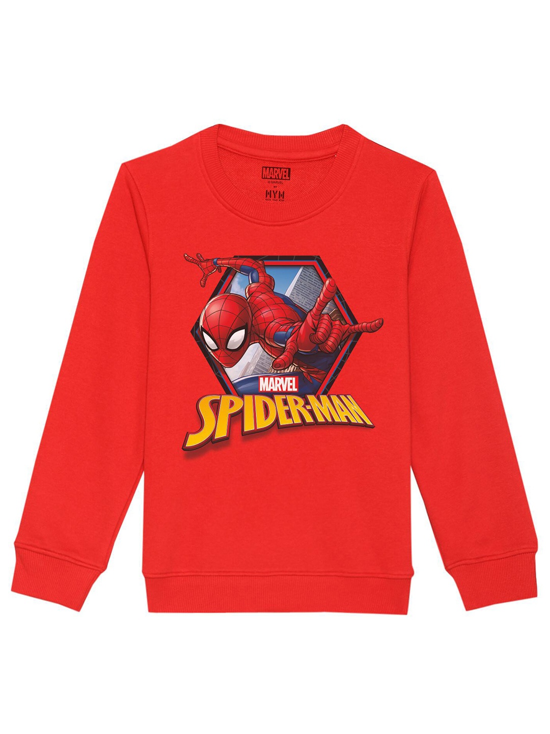 

Marvel by Wear Your Mind Unisex Kids Red Sweatshirt