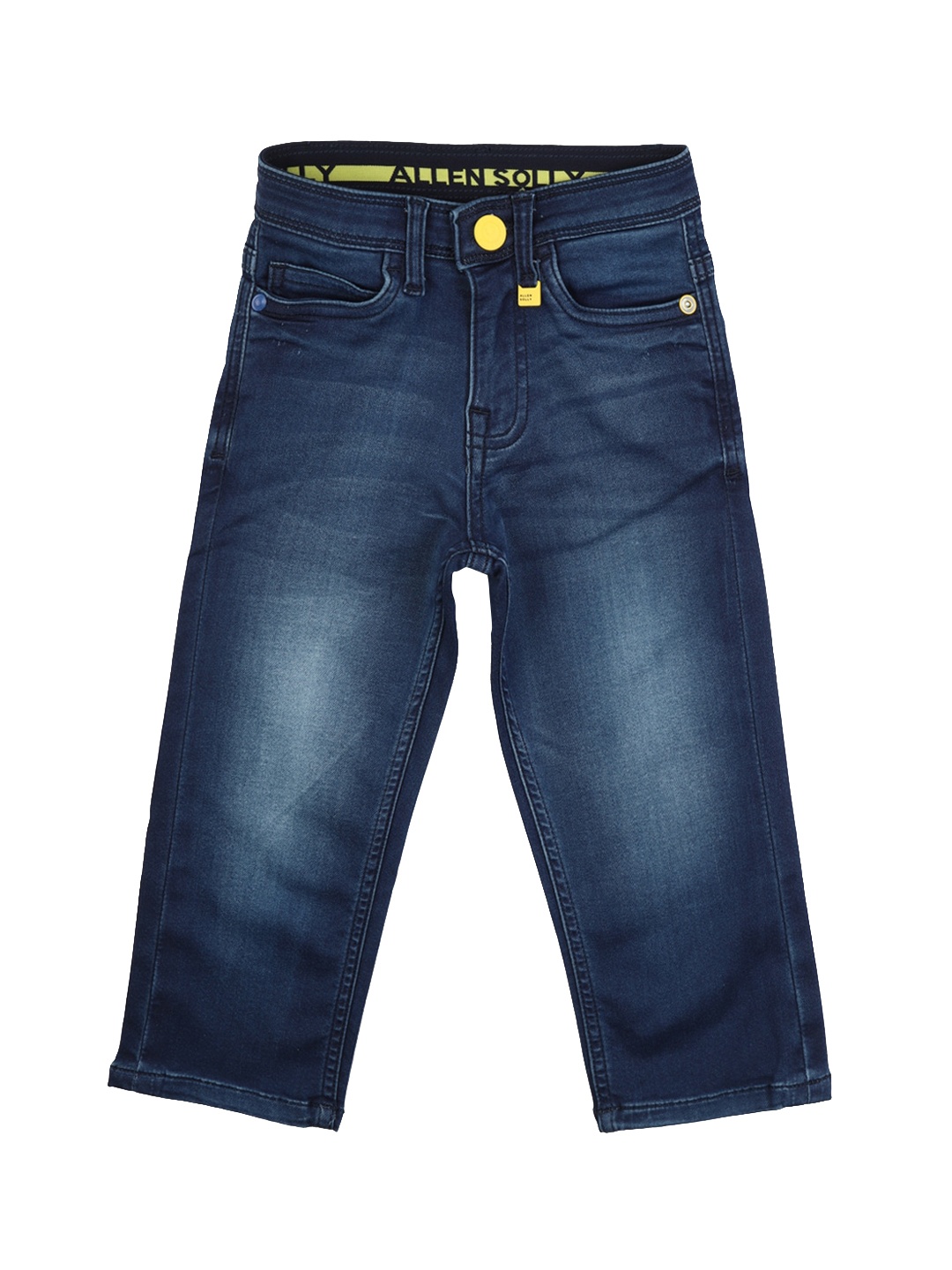 

Allen Solly Junior Boys Navy Blue Slim Fit Light Fade Jeans