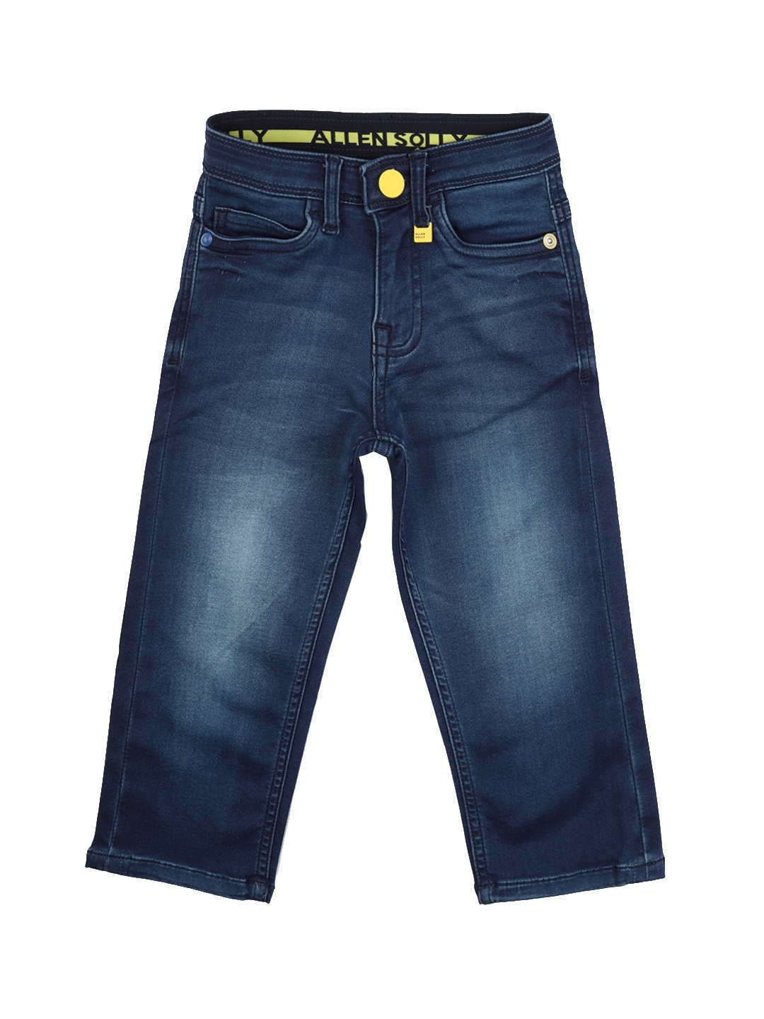 

Allen Solly Junior Boys Navy Blue Slim Fit Light Fade Jeans