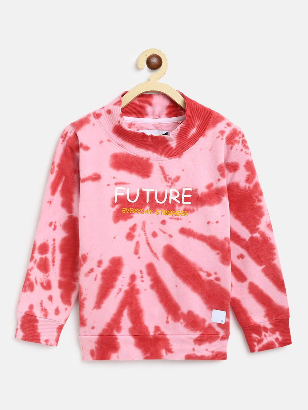 

TALES & STORIES Boys Red Printed Pullover Sweatshirt
