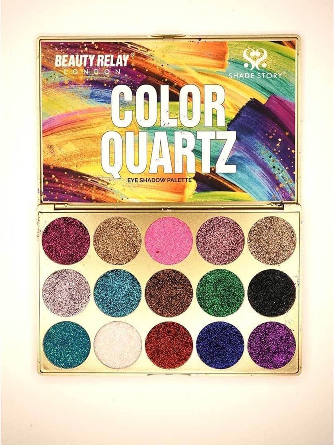 

BeautyRelay London Shade Story Eyeshadow Palette 45 g - Color Quartz, Multi