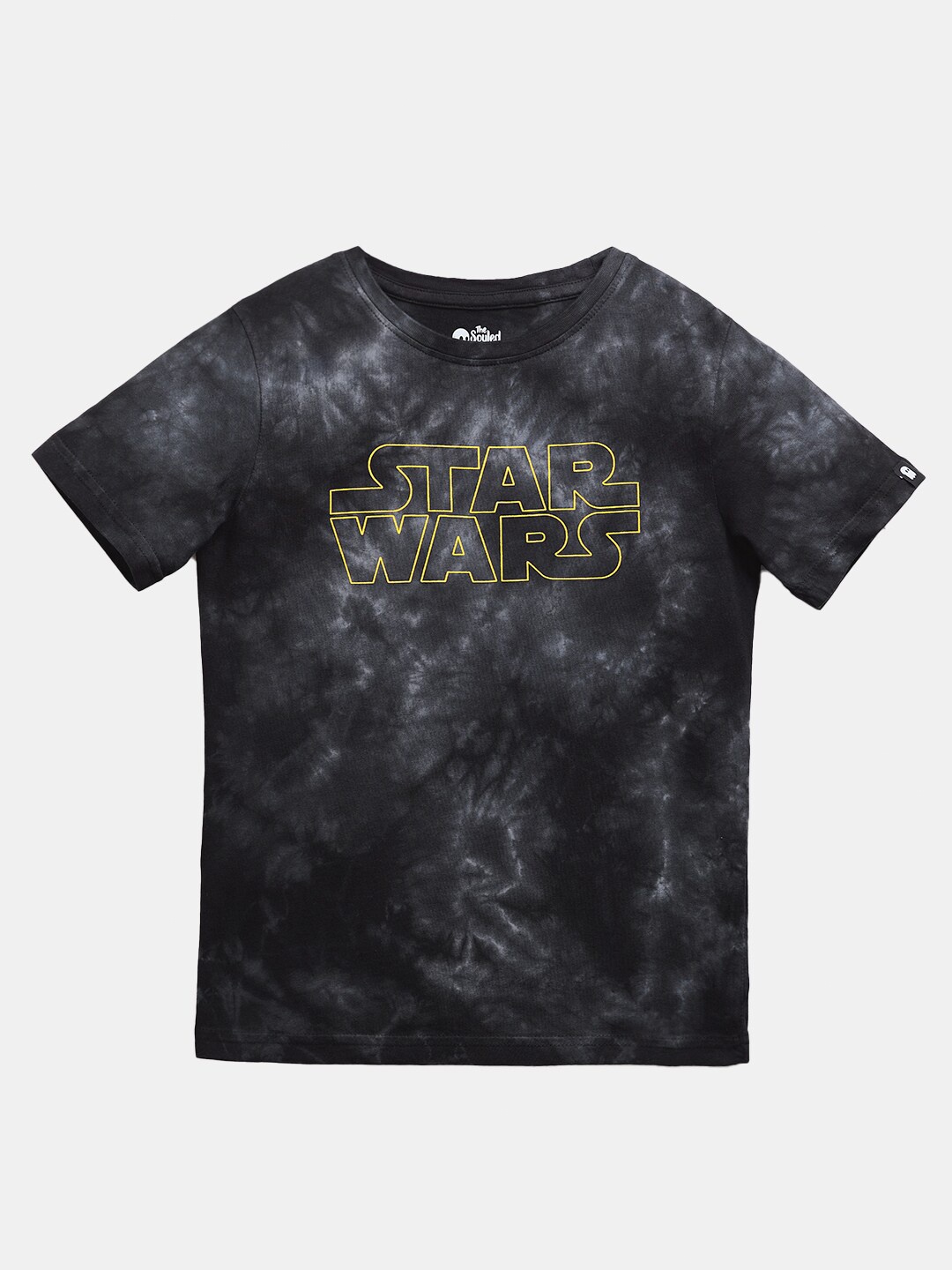 

The Souled Store Boys Black Tie and Dye Star Wars Dyed T-shirt