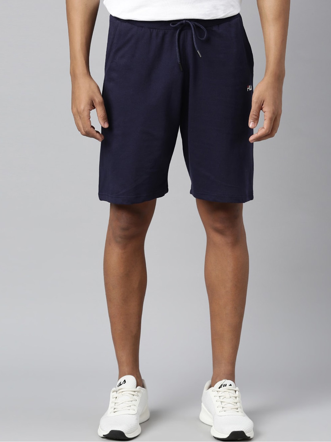 

FILA Men Solid Shorts, Blue