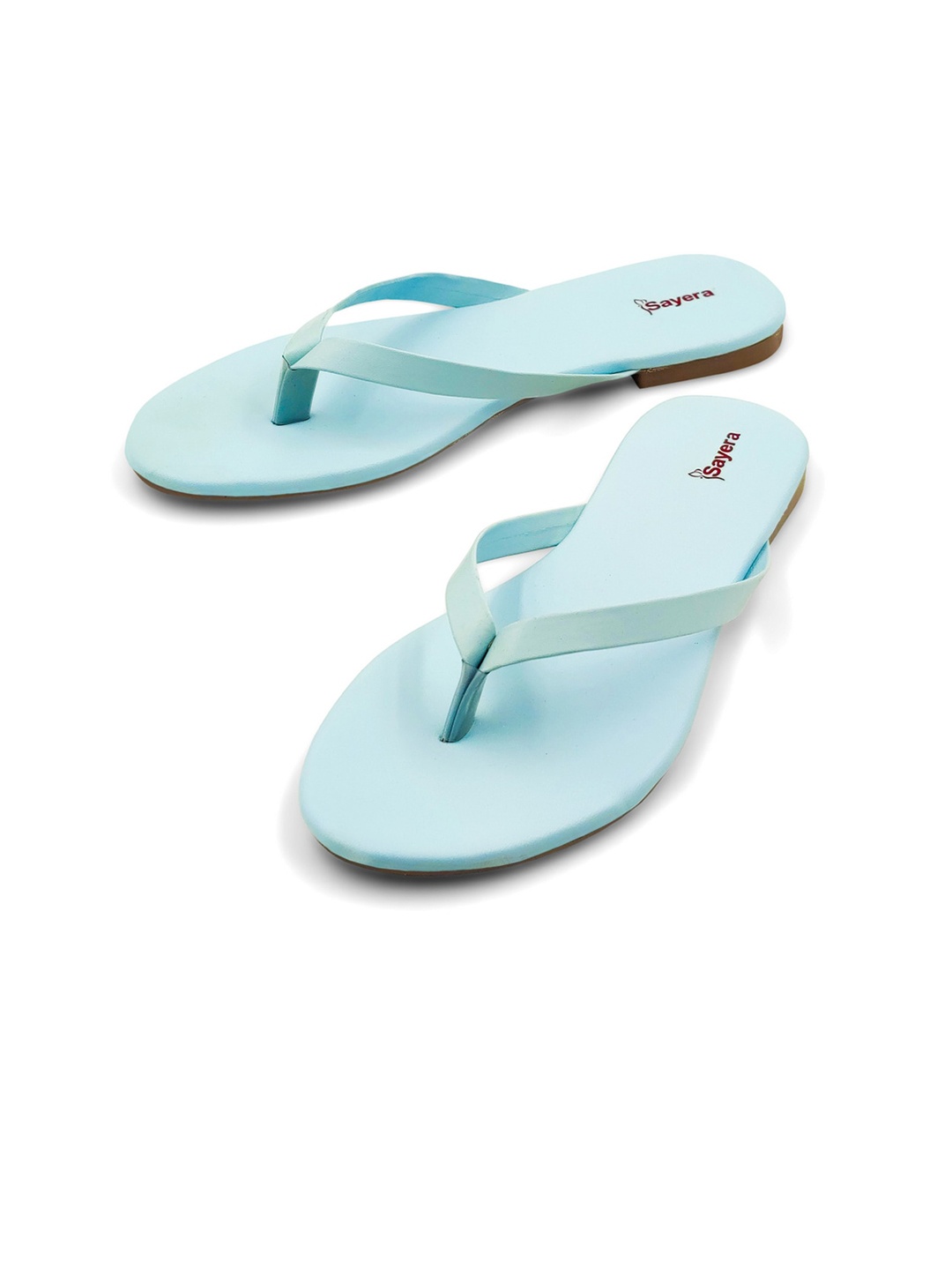 

Sayera Women Open Toe Flats, Blue