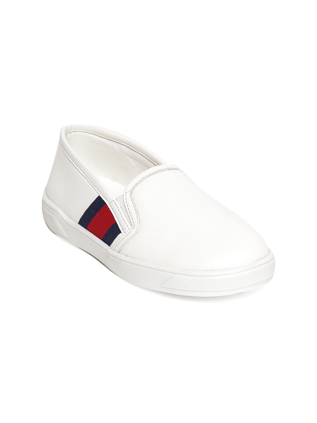 

Bruno Manetti Kids White Slip-On Sneakers
