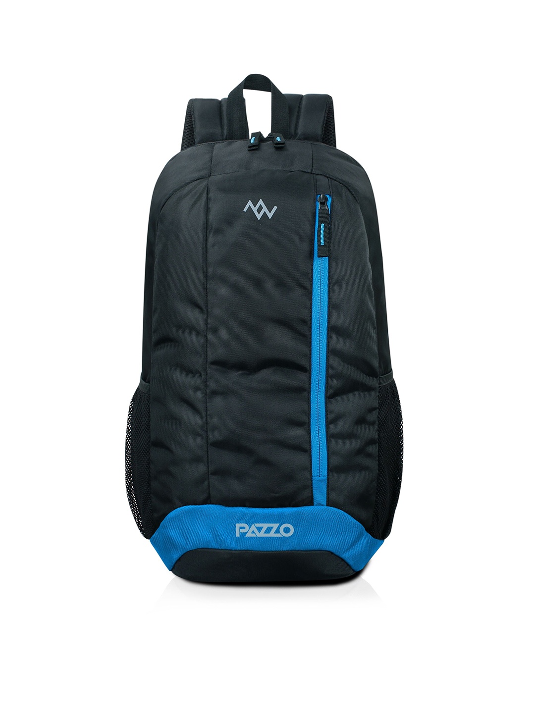 

PAZZO Unisex Blue Embroidered Backpack