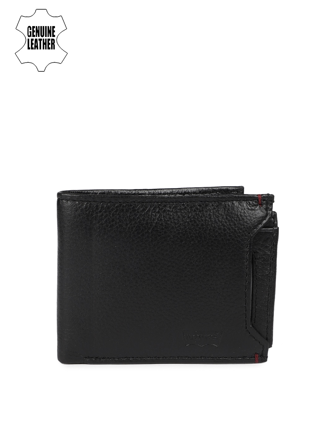 

Levis Men Black Solid Two Fold Wallet