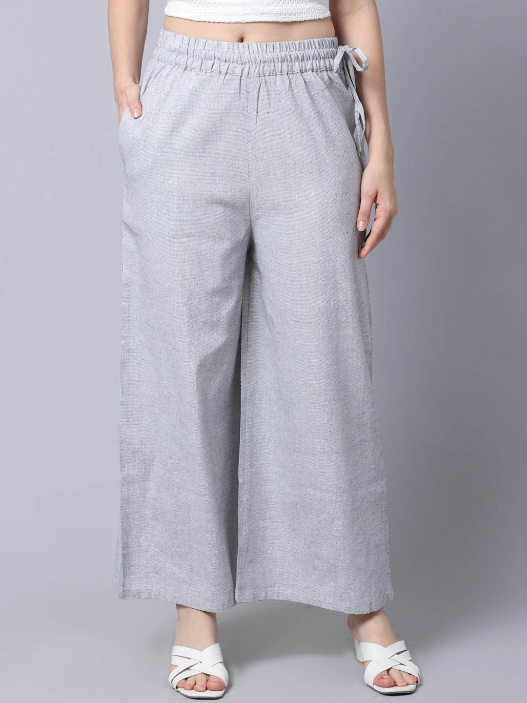 

GRACIT Women Grey Original Loose Fit Trousers