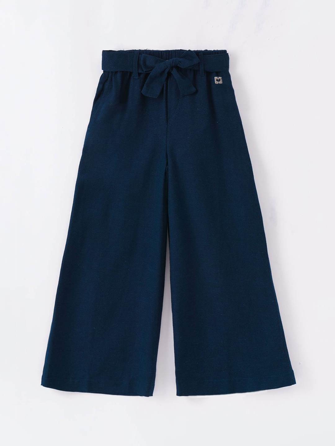 

Ed-a-Mamma Girls Navy Blue Pleated Culottes Trousers