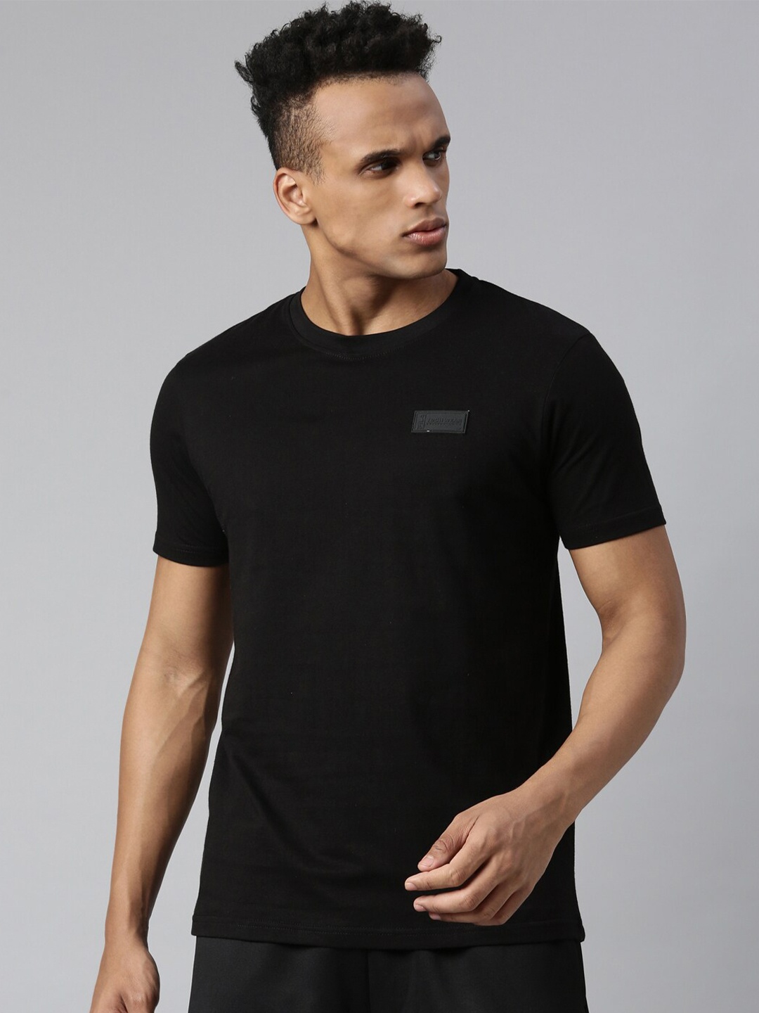 

FILA Men Black Organic Cotton T-shirt