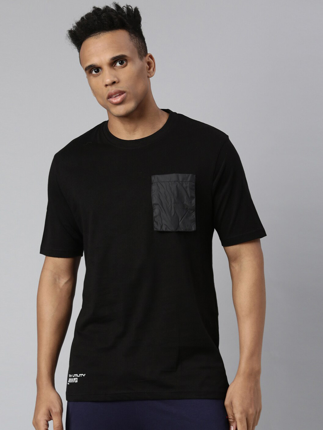 

FILA Men Black Organic Cotton T-shirt