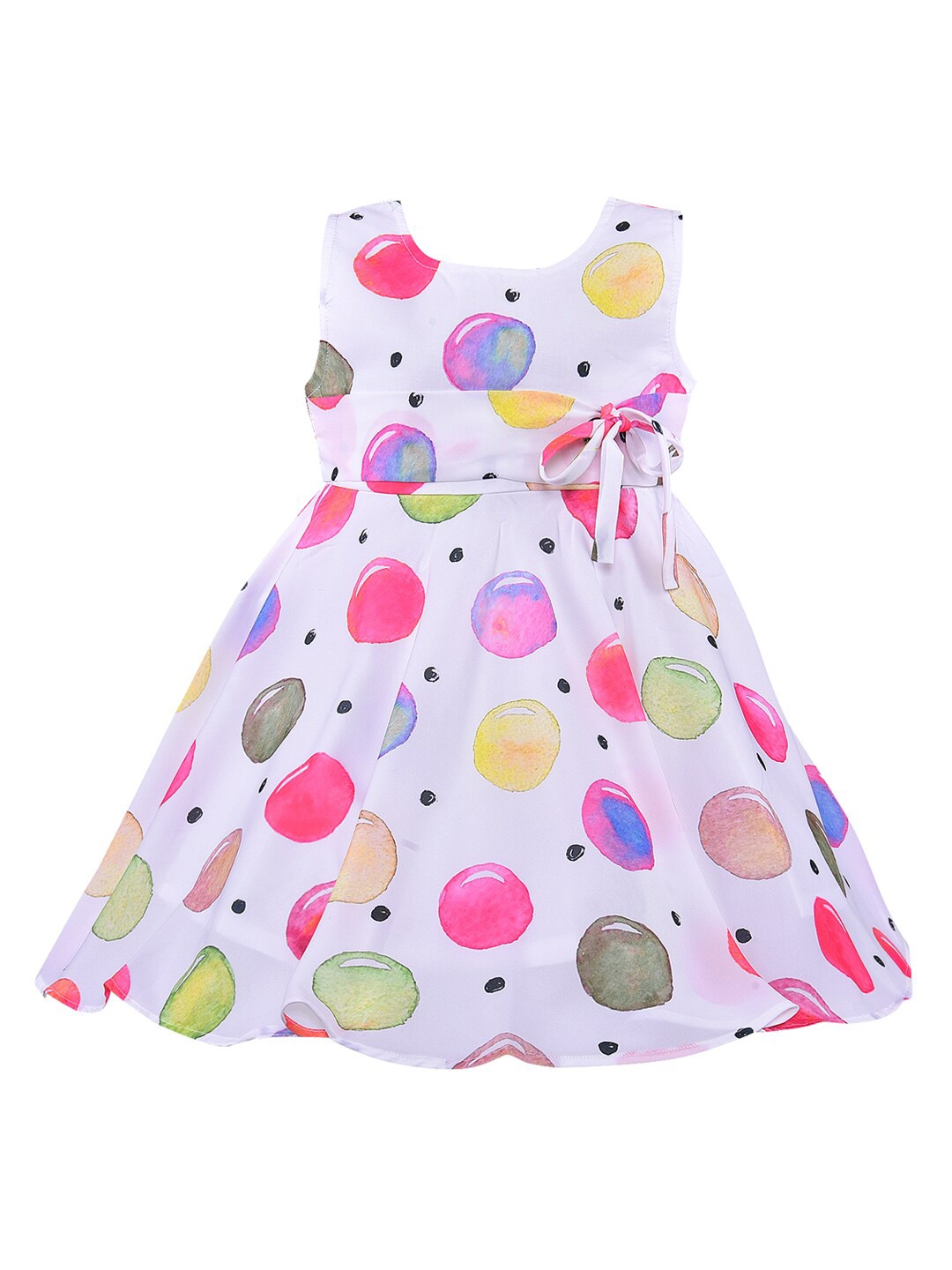 

Wish Karo Girls Pink Frock Dress