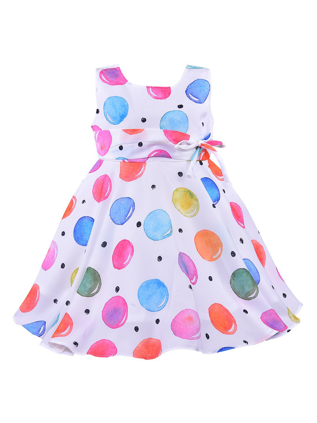 

Wish Karo Girls White Frock Dress