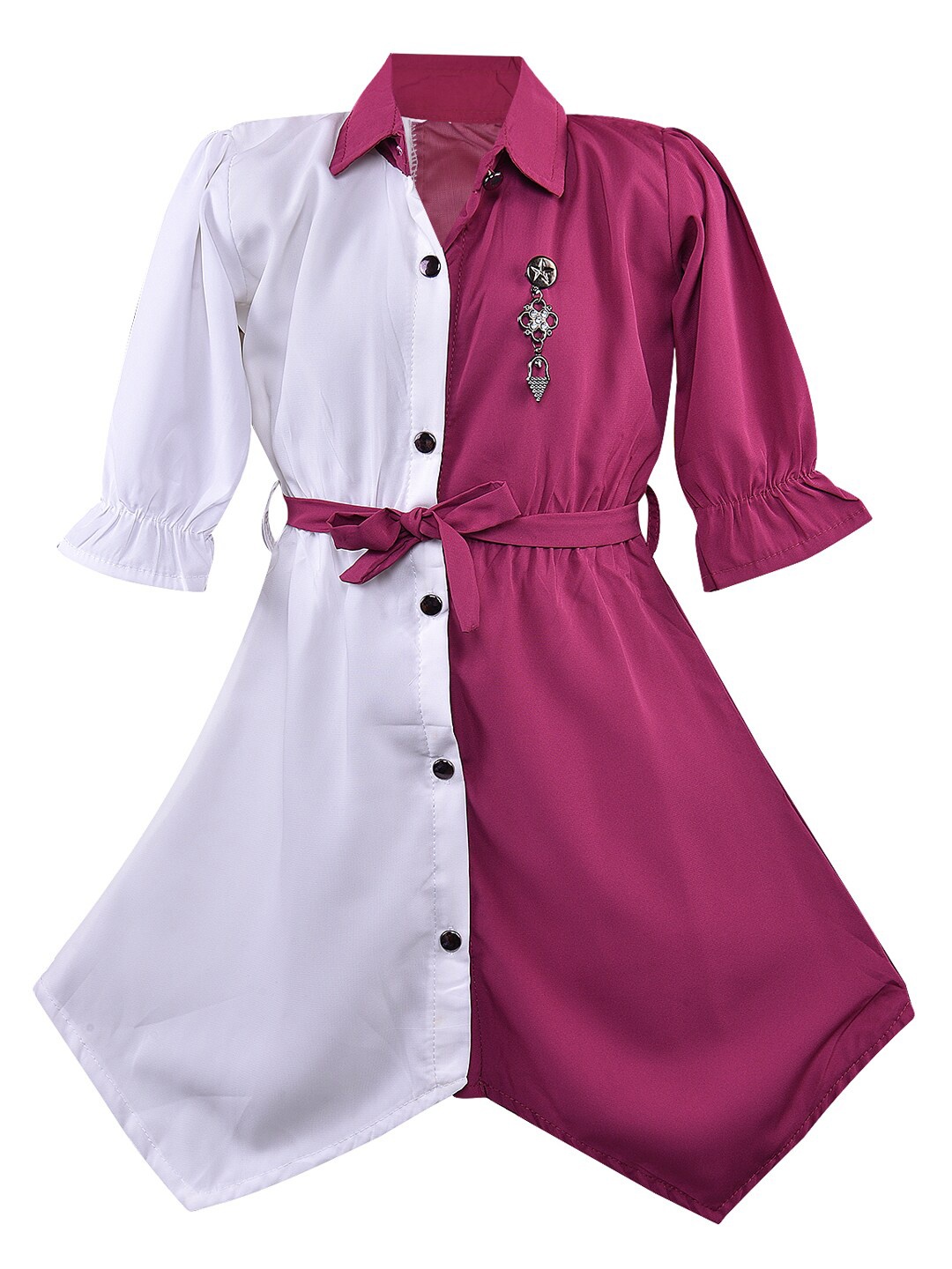 

Wish Karo Girls Purple Shirt Dress