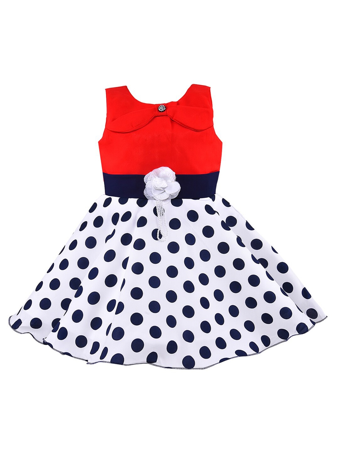 

Wish Karo Baby Girls Red Frock Dress