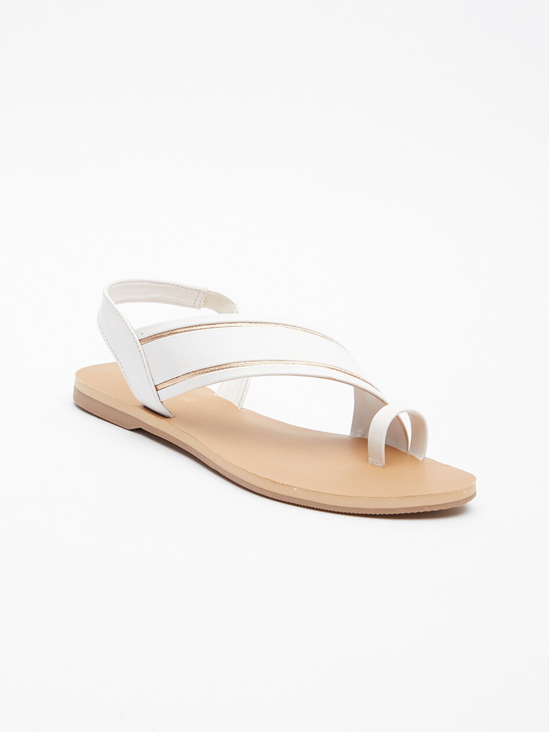 

Tokyo Talkies Women One Toe Flats, White