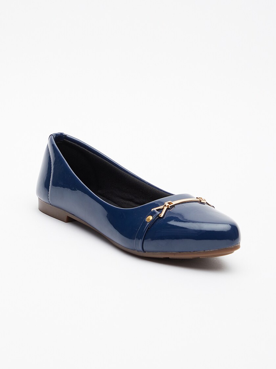 

Tokyo Talkies Women Embellished Ballerinas Flats, Navy blue