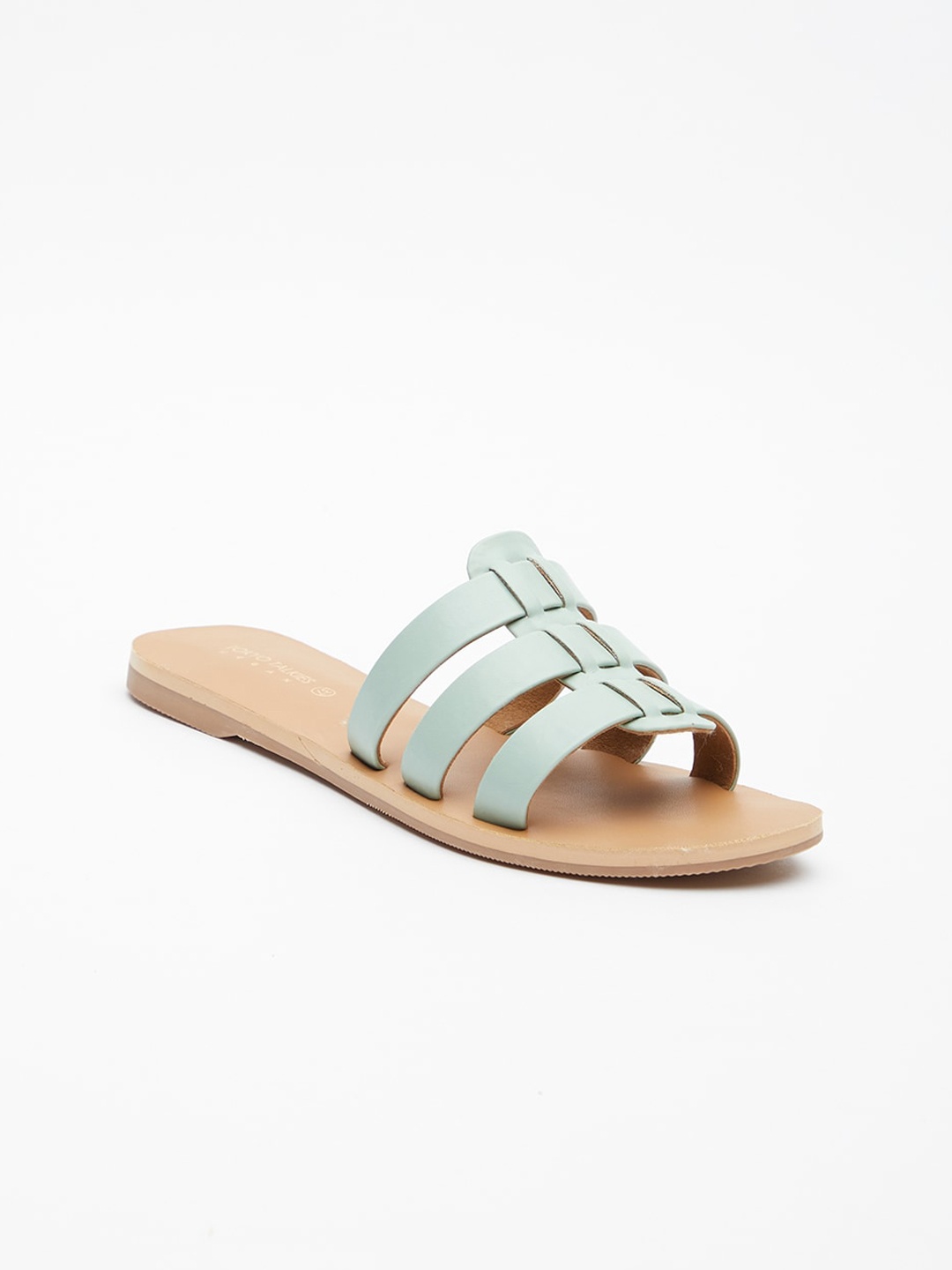 

Tokyo Talkies Women Open Toe Flats, Green