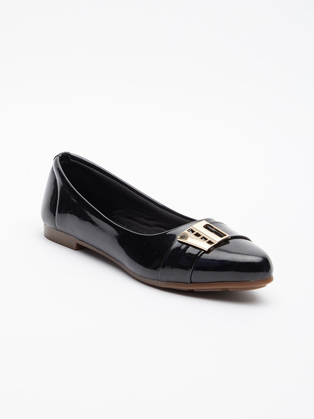 

Tokyo Talkies Women Embellished Ballerinas Flats, Black