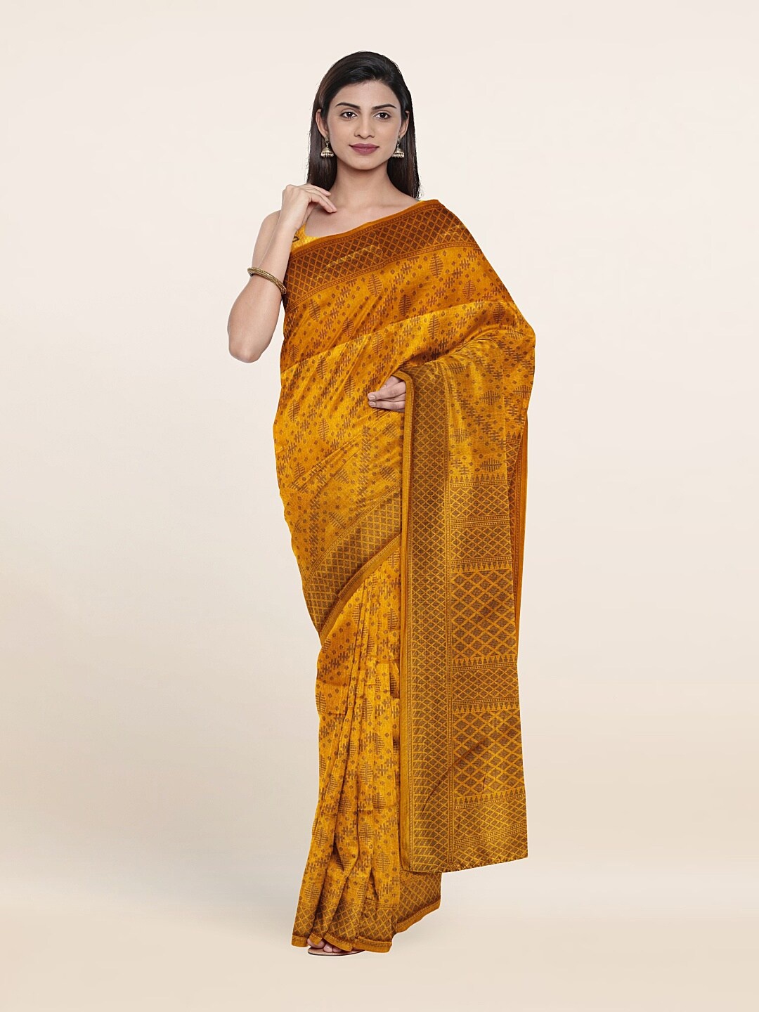 

Pothys Yellow Saree