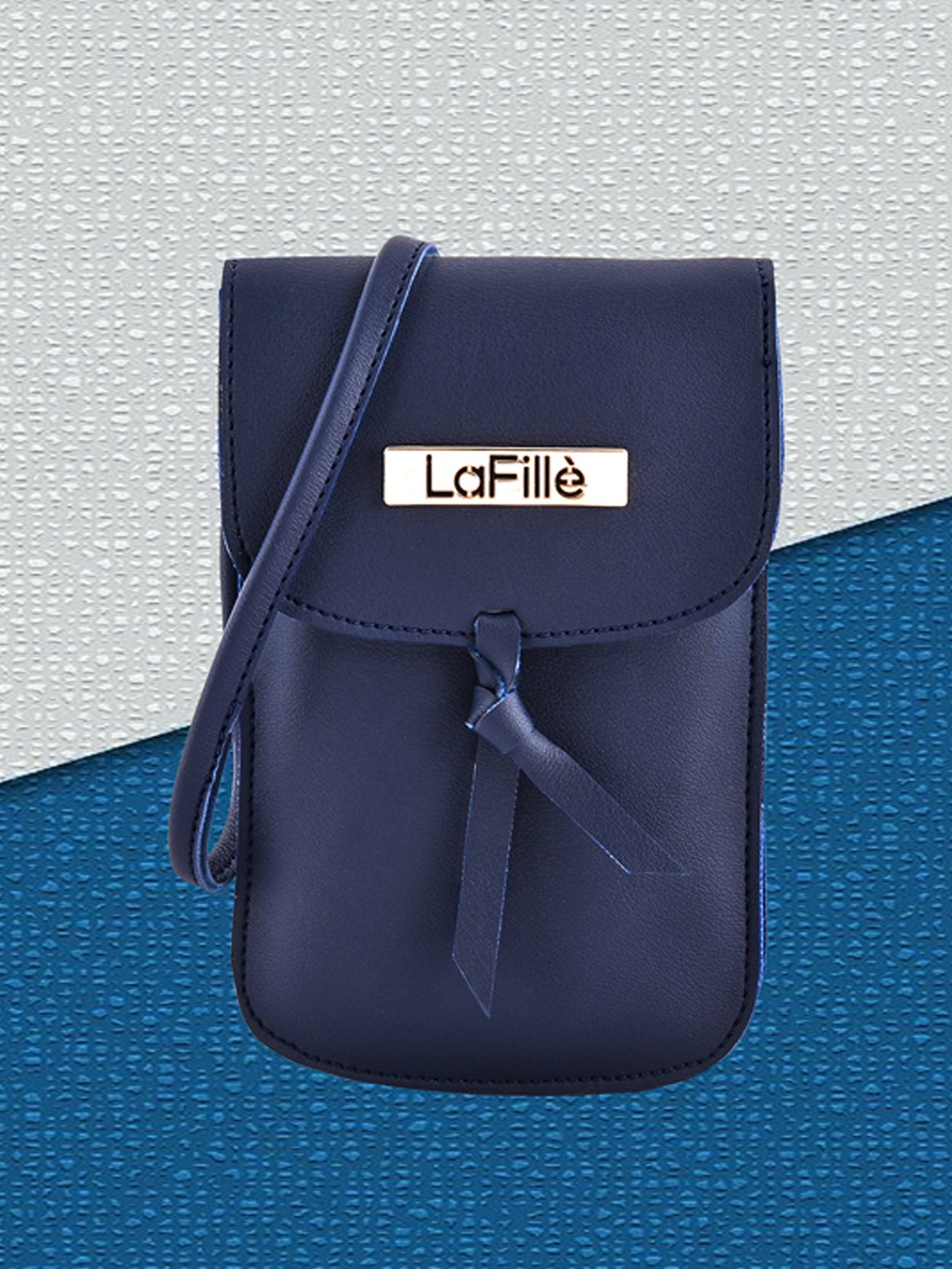 

LaFille Solid Sling Shoulder Strap Purse Clutch, Blue