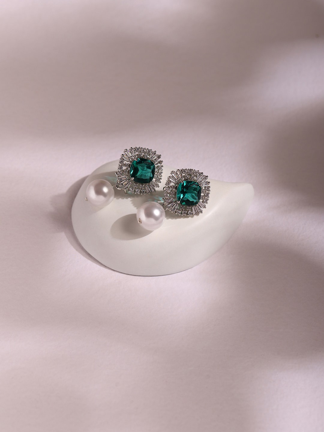 

RITU SINGH Blue Contemporary Studs Earrings