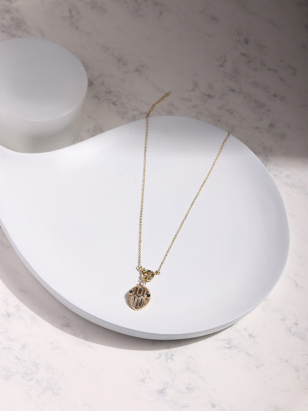 

RITU SINGH Stone Handcrafted Necklace, Gold