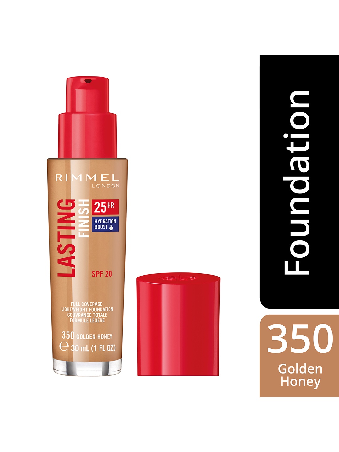 

Rimmel London 25 Hour Lasting Finish Foundation SPF 20 - Golden Honey, Beige