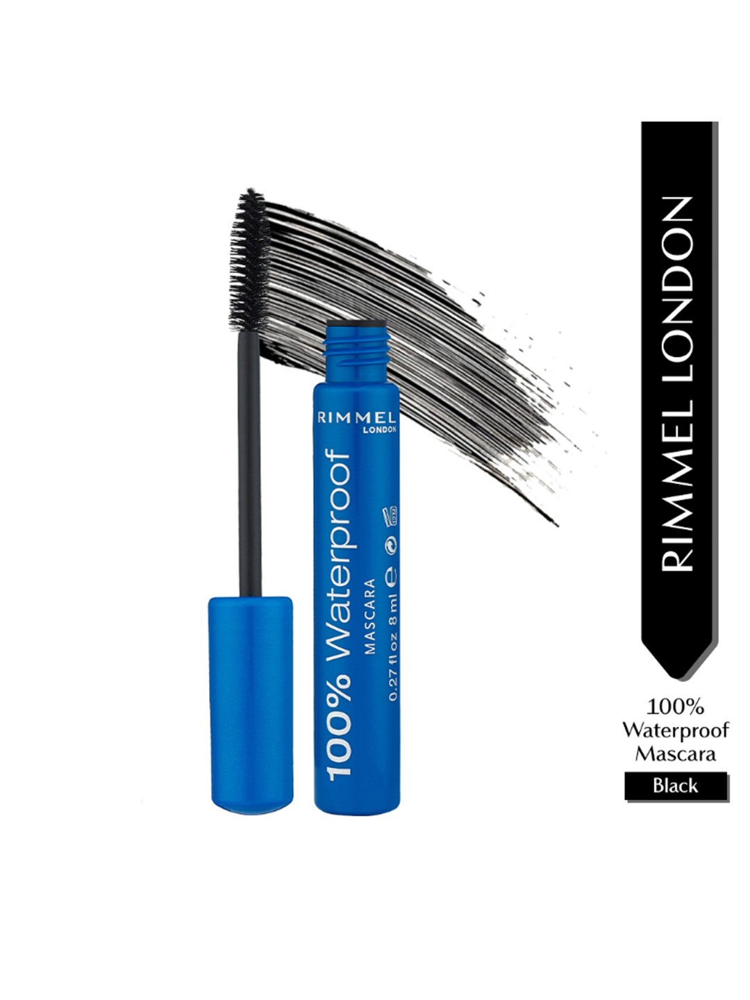 

Rimmel London 100% Waterproof Mascara 8 ml - Black Black