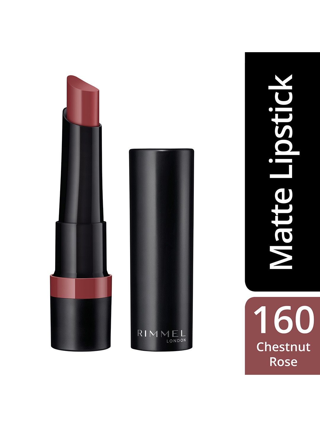 

Rimmel London Lasting Finish Matte Lipstick - Chestnut Rose, Red