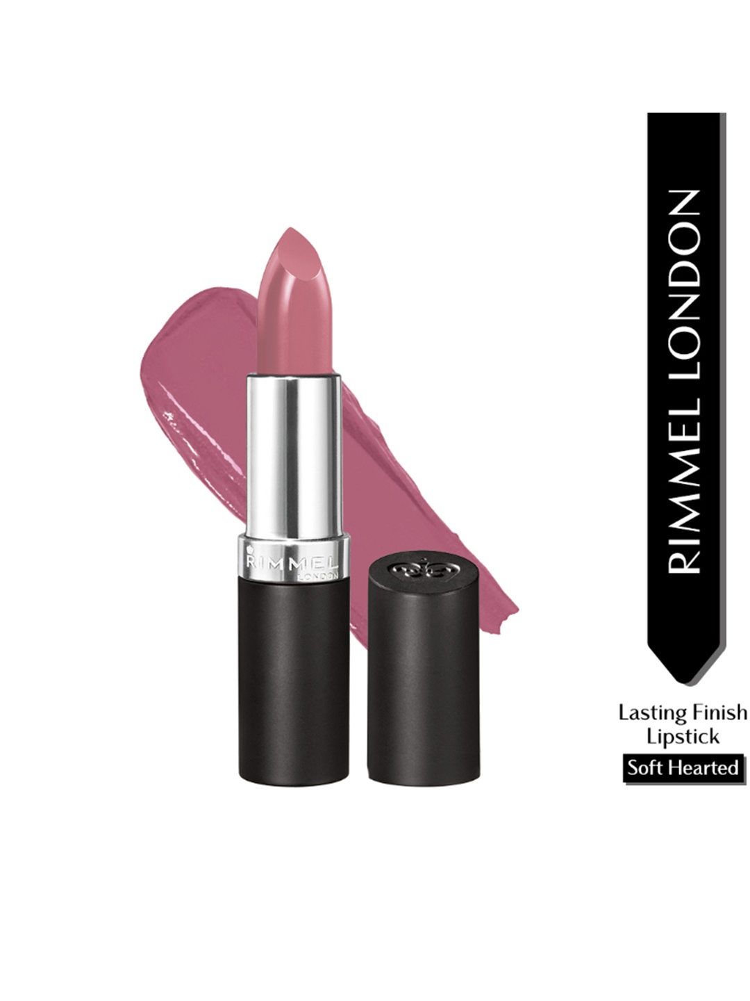 

Rimmel London Lasting Finish Glossy Lipstick 4 g - Soft Hearted, Pink