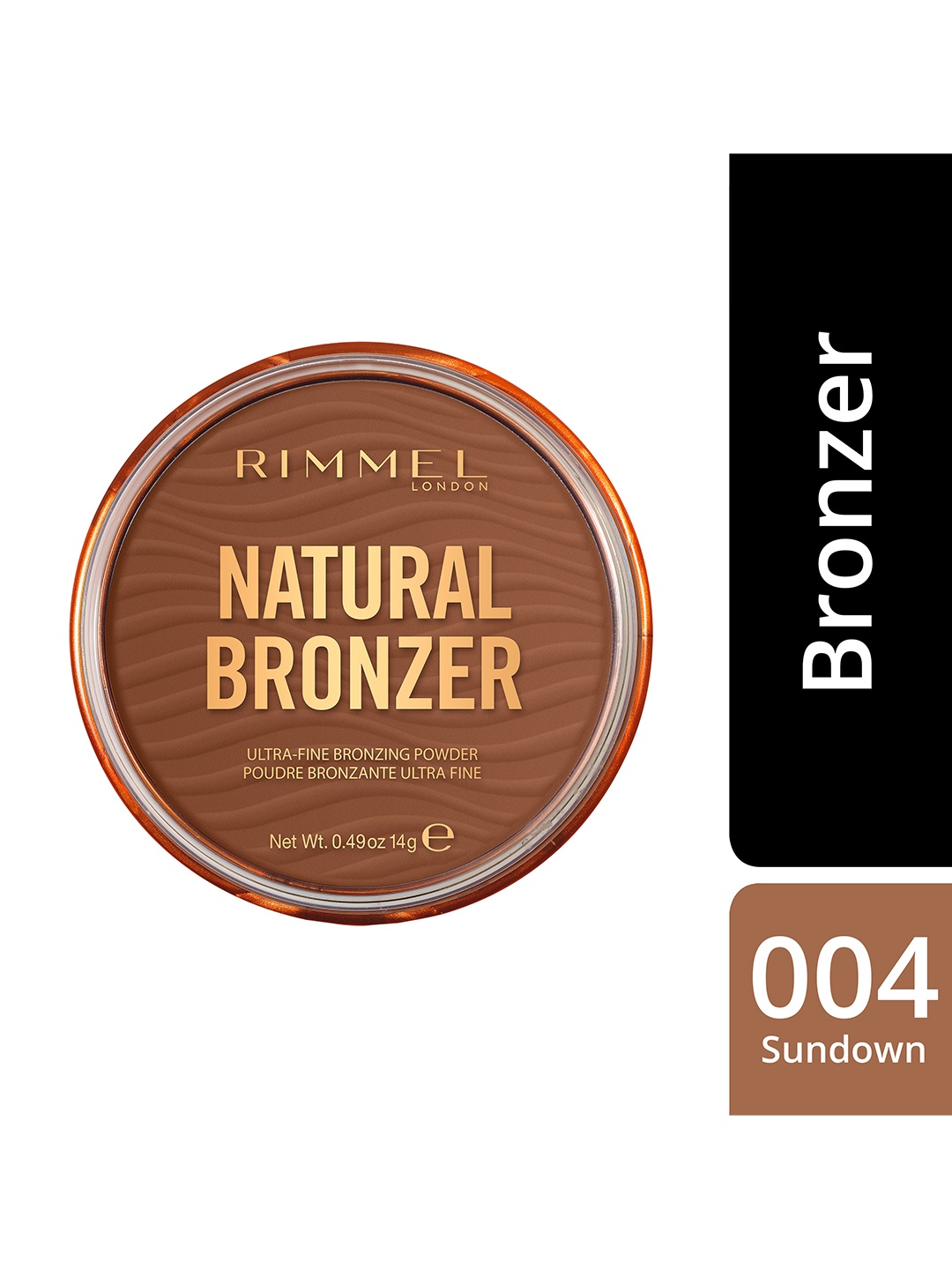 

Rimmel London Ultra Fine Long Wearing SPF 18 Natural Bronzer 14 g - Sundown 004, Brown