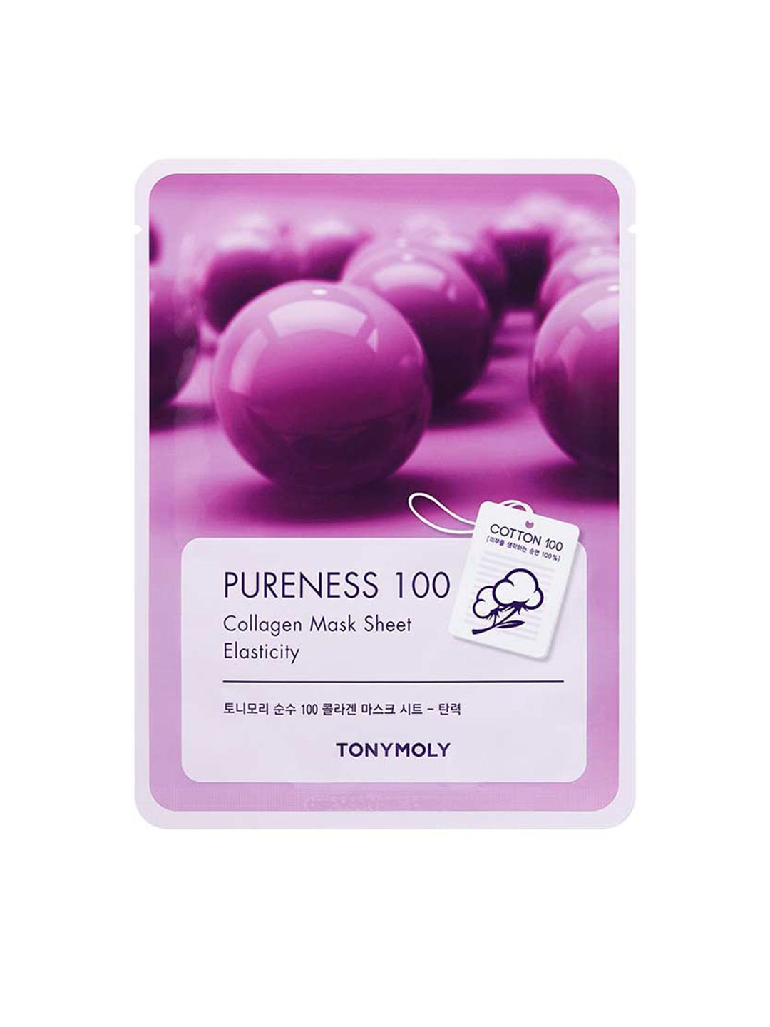 

TONYMOLY Pureness 100 Collagen Elasticity Mask Sheet 21ml, Transparent