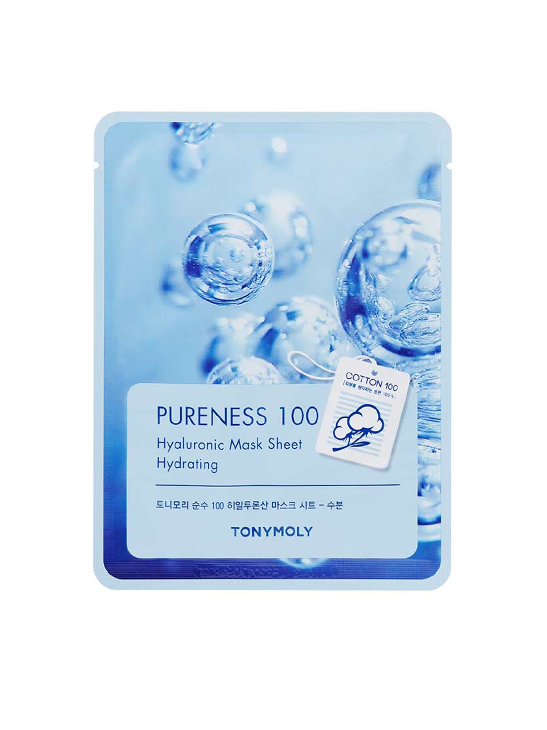 

TONYMOLY Pureness 100 Hyaluronic Acid Mask Sheet - 21 ml, Blue