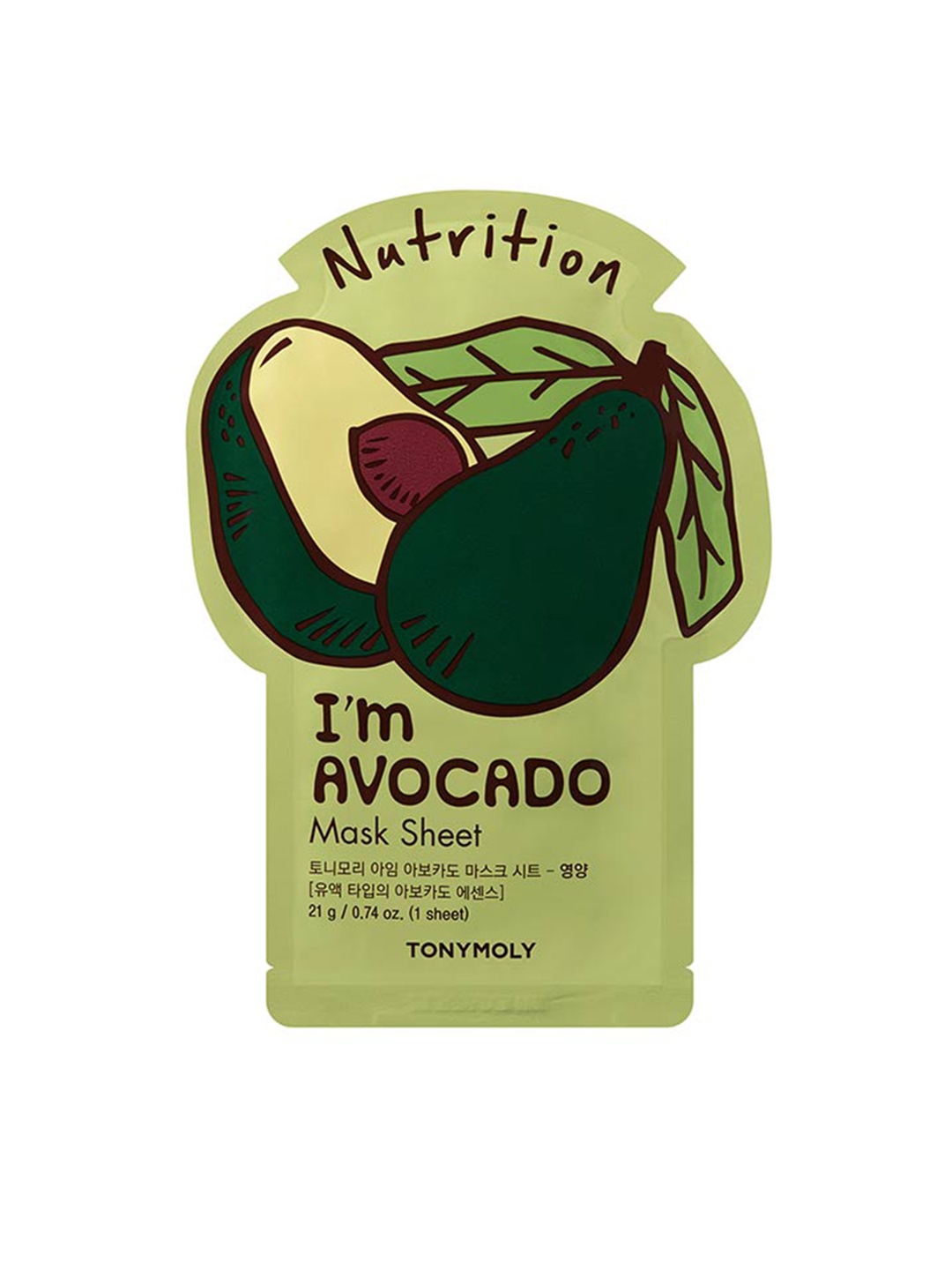 

TONYMOLY I'm Avocado Nutrition Mask Sheet - 21 g, Transparent
