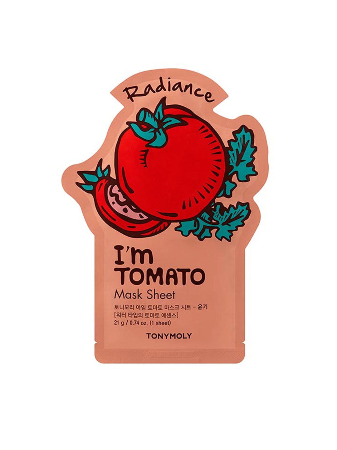 

TONYMOLY I'M Tomato Mask Sheet for Skin Radiance - 21g, Red