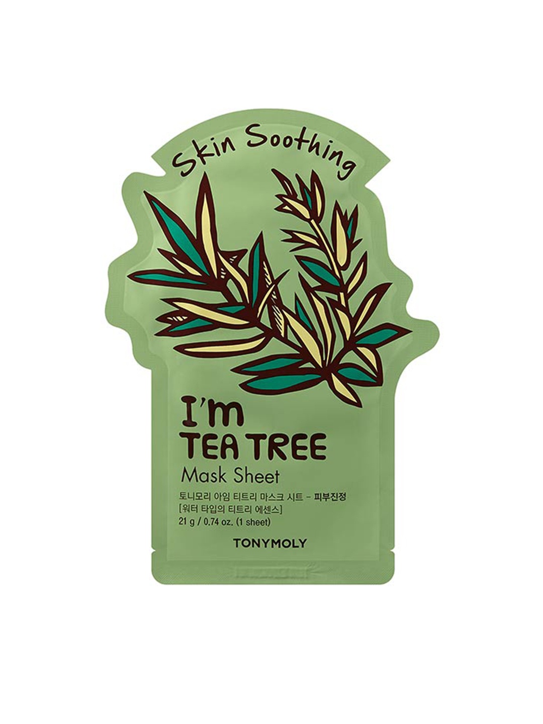 

TONYMOLY I'm Tea Tree Skin Soothing Mask Sheet - 21 g, Green