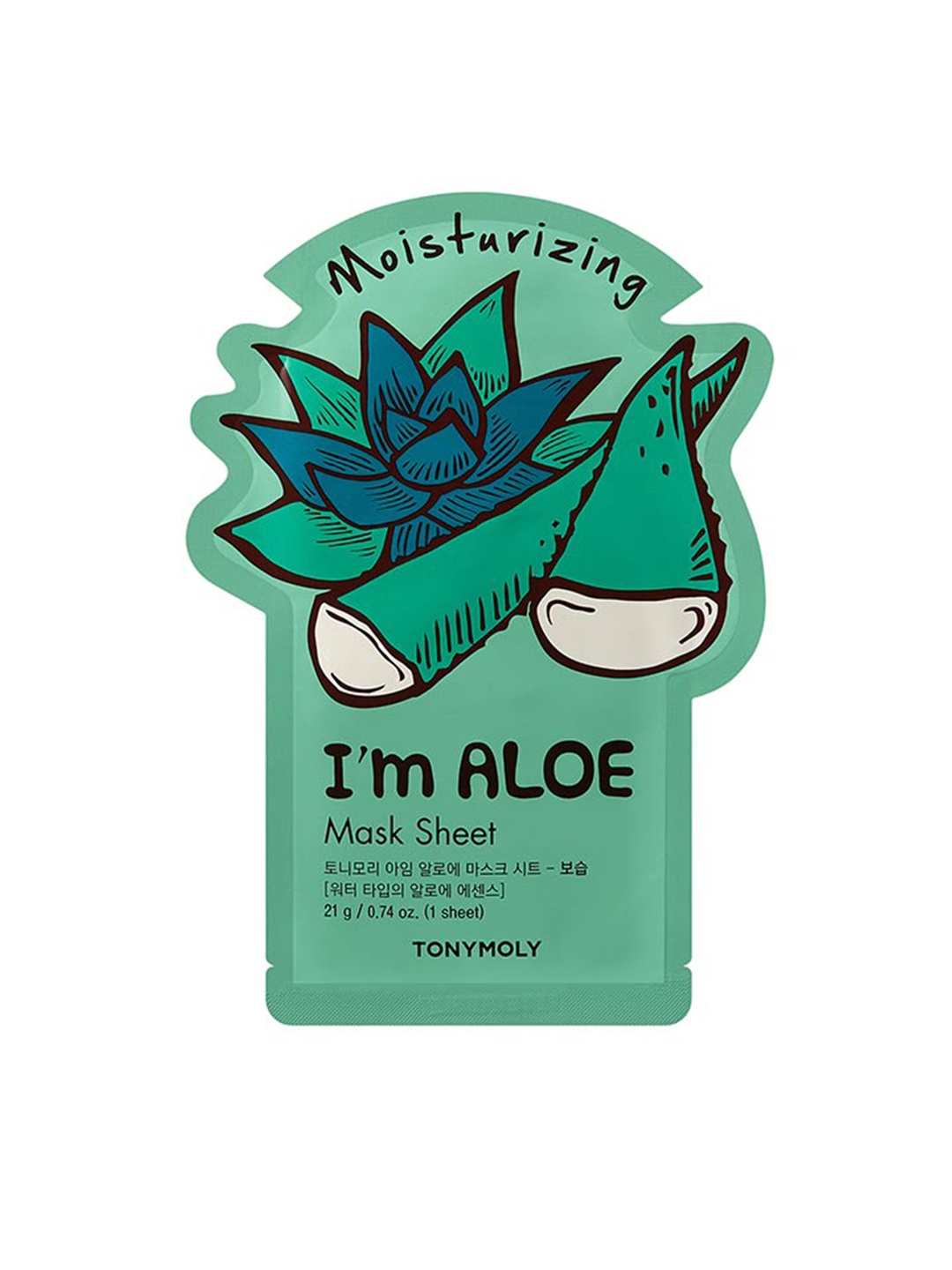 

TONYMOLY I'M Aloe Mask Sheet for Skin Moisturizing - 21g, Green