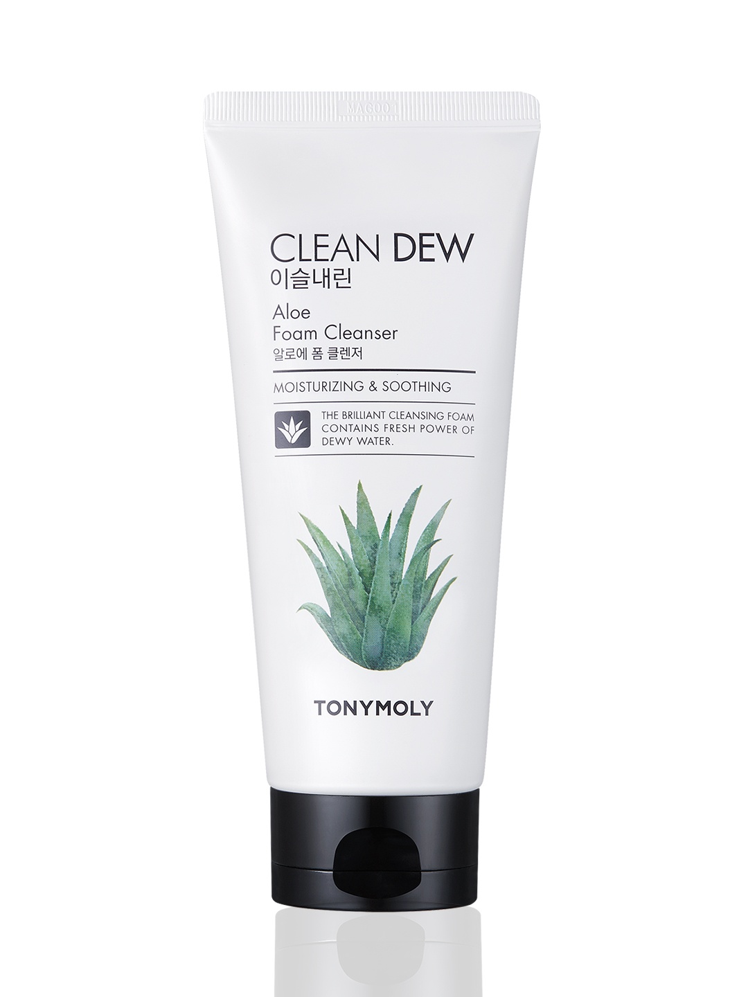 

TONYMOLY Clean Dew Aloe Foam Cleanser 180ml, Transparent